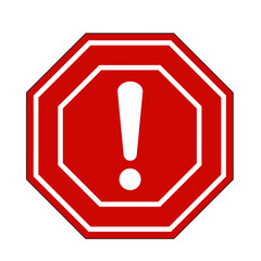 Panic Stop - Danger Symbol vector