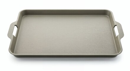 Tray liner isolated on white background, photorealistic centered view, focus on texture and edges