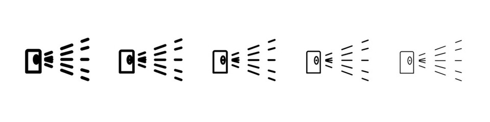Air spray cloud icon vector outline symbol or illustration
