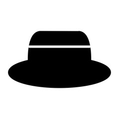 black hat icon illustration vector