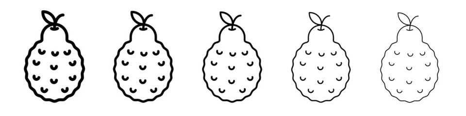 bergamot icon vector outline symbol or illustration