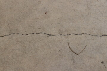 Small cracks on the white wall