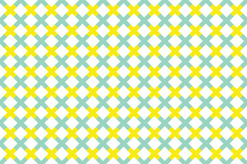 Aquamarine color and Yellow color checkerboard pattern for background