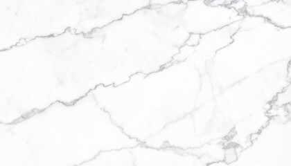 Obraz premium White Marble Texture with Fine Gray Veins for Elegant Stone Surface, Luxury Pattern and Classic Interior Detail
