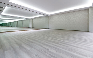 Interior of empty dance studio
