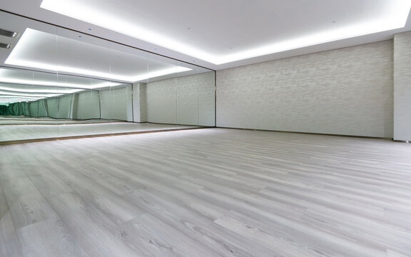 Interior of empty dance studio - Powered by Adobe