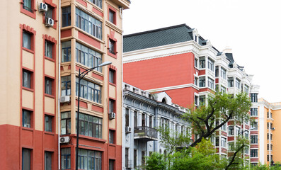Obraz premium Facade of beautiful European architecture