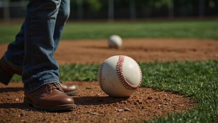 Baseball ball with new look and style
