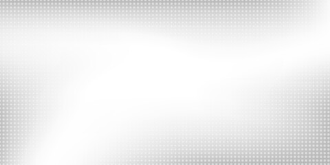 Abstract dot mesh silver foil background with metal mirror texture. Chrome gradient surface with light gloss modern art abstract