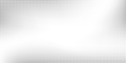 Abstract dot mesh silver foil background with metal mirror texture. Chrome gradient surface with light gloss modern art