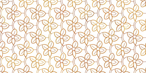 Golden Floral Pattern: An ornate floral pattern, rendered in gleaming gold, graces a sophisticated backdrop, offering an opulent visual feast for the discerning eye. 