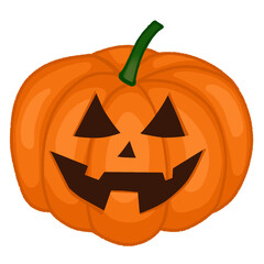 Halloween pumpkin jack o lantern illustration