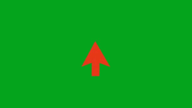 click animation on green screen
