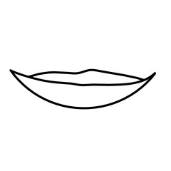 Vector icon lips
