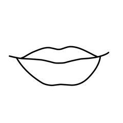Obraz premium Vector icon lips