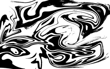 Black fluid wavy abstract lines background. Design illustration for decoration, wall decor, wallpaper, cover, banner. marble background pattern seamless aesthetic