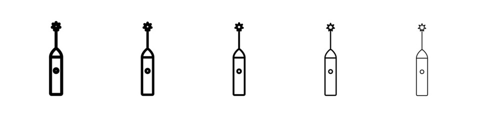 laser icon vector outline symbol or illustration