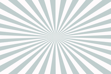 Snow color and Azure color Sunburst for the background. Flag of japanese