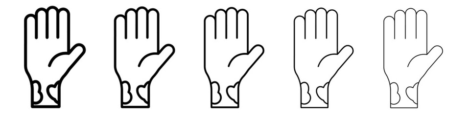 Obraz premium mottled skin icon vector outline symbol or illustration