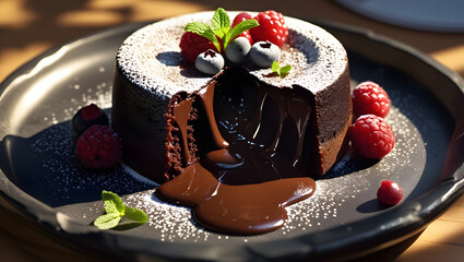 Molten Center Dessert 