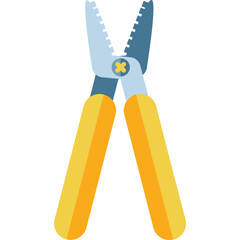 wire cutter vector flat illustration