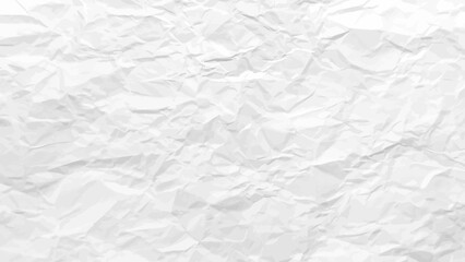 White clean crumpled paper