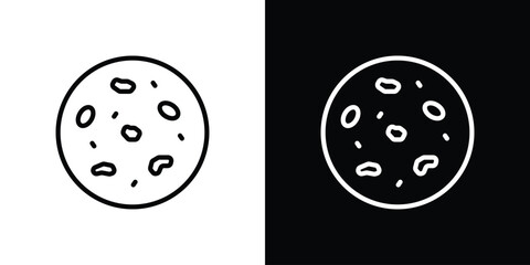 Thalassaemia icon vector graphics in strokes