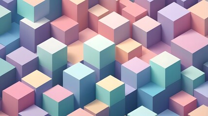 Obraz premium Colorful Cubes