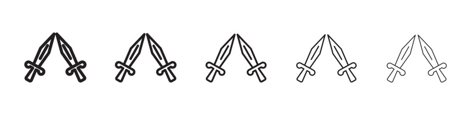 Xifos icon vector outline symbol or illustration