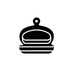 Obraz premium Modern Minimalist Black Soap Dish for Bathroom Organization. The crisp white background ensures versatility and easy integration into any visual content