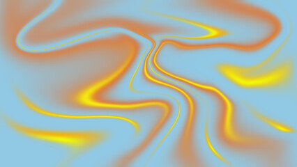 Fluid gradient illustration of a swirling two representing number two conceptual design.