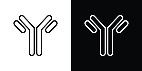 Antibody icon vector, Symbol, logo illustrations
