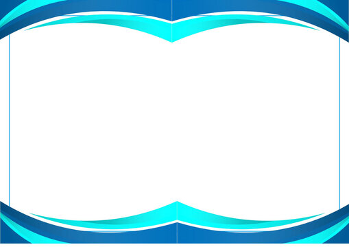 Certificated Blue Wave Border