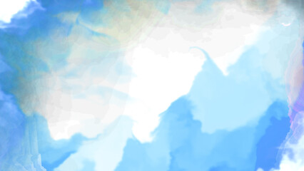 A mesmerizing abstract art piece featuring swirling gradients of dark blue blending into a shadowy black center creating a dramatic effect.