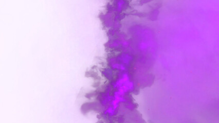 Dreamy violet haze spreads across a dark abyss, with wisps of vaporous color creating an atmospheric, ethereal background.