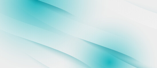 Minimalistic abstract background with blue and white lines and soft blue gradients in light tones