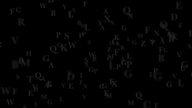 lettere, caratteri, parole,  nuvola di lettere, scrivere, linguaggio, comunicazione