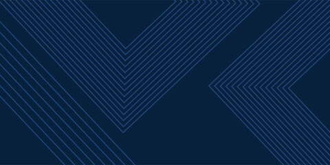 Obraz premium Dark blue background. Modern line stripes curve abstract presentation background. Luxury paper cut background. Abstract decoration, golden pattern, halftone gradients, 3d Vector illustration