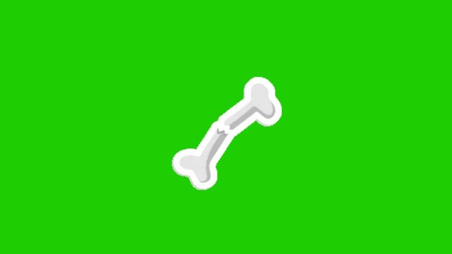 bone animation on chroma key
