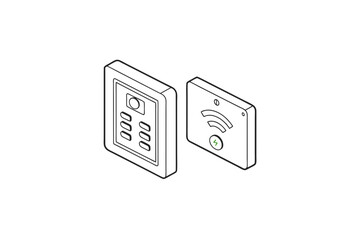 minimalist smart home control panel