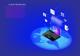 The concept of AI technology work together with human technology to help analized information through maximum efficiency,Vector illustration fantastic style,AI technology concept