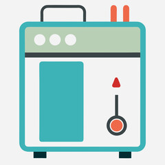 Low Energy Appliance Vector | Generative AI Silhouette & Linocut Design