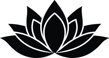 lotus flower vector icon