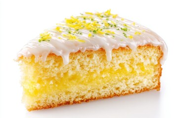 lemon cake slice