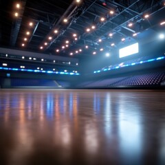 Empty concert hall interior design