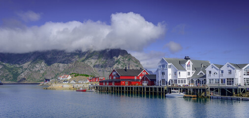 the Henningsvaer, Lofoten Islands, Norway