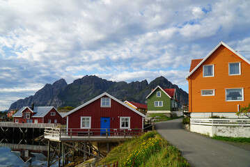 the Henningsvaer, Lofoten Islands, Norway