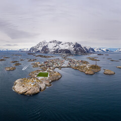 the Henningsvaer, Lofoten Islands, Norway