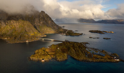 the Henningsvaer, Lofoten Islands, Norway