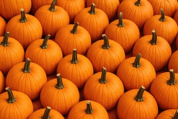 Obraz premium Gathering pumpkins for harvest